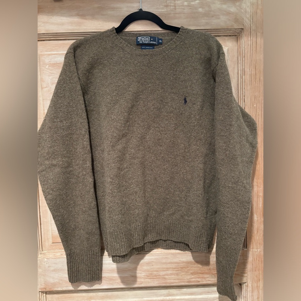 Ralph Lauren Men’s Lambswool Crewneck Sweater